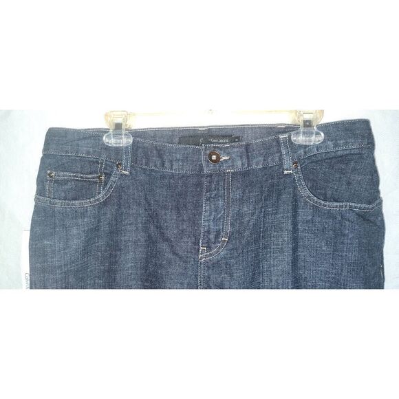NWT Calvin Klein women size 14/32 FLARE jeans Double stone wash - Picture 4 of 11